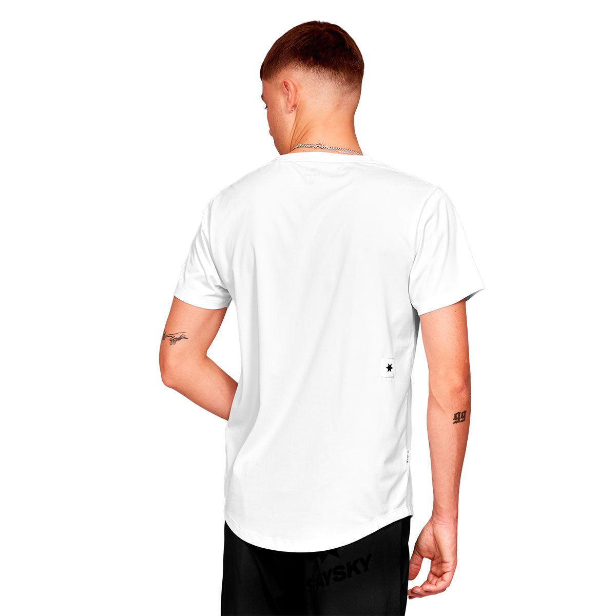 Hvid Saysky Clean Combat Pro T-shirt set bagfra