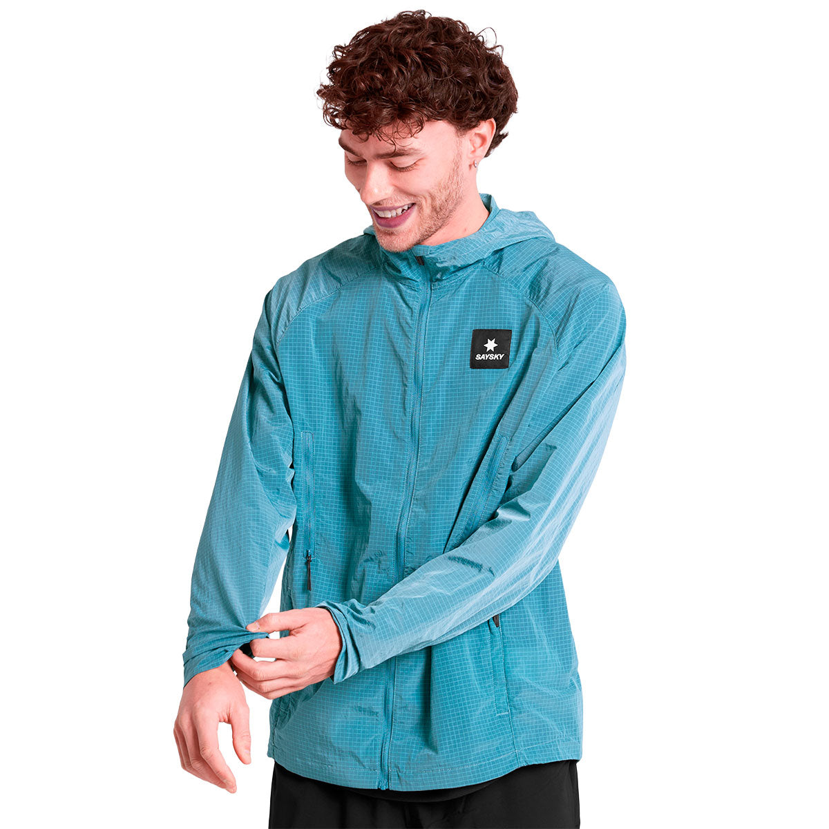 Saysky Clean Pace Shield Jacket til mænd i blå farve