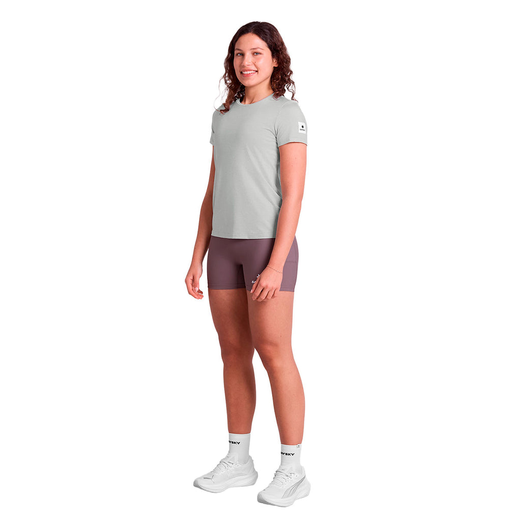 Saysky Clean Pace T-shirt til damer i grå farve