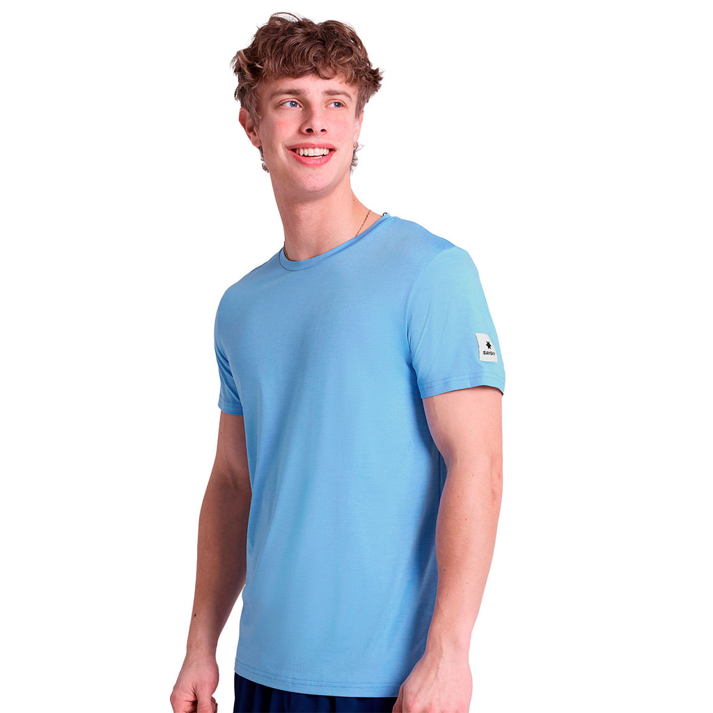 Saysky Clean Pace T-shirt til mænd i lys blå farve