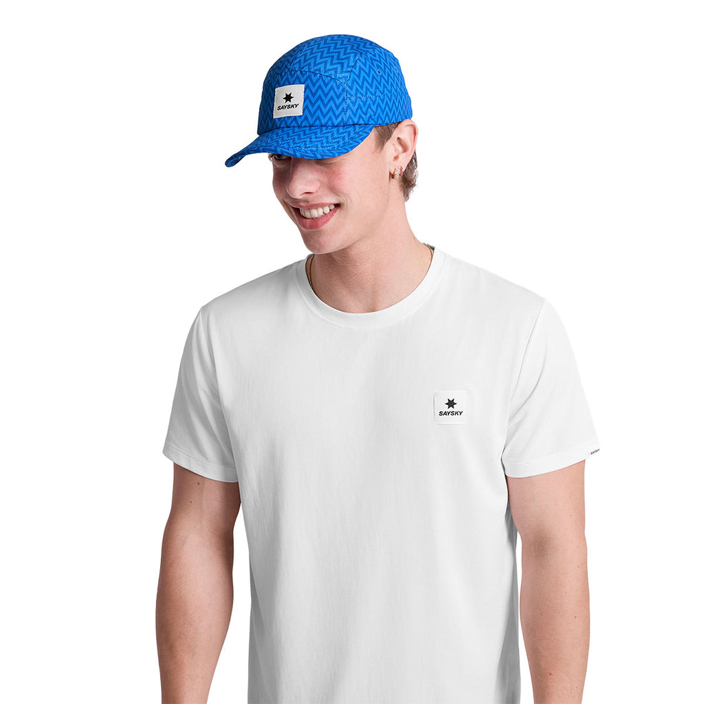 Saysky Combat Cap i blå med logo på fronten