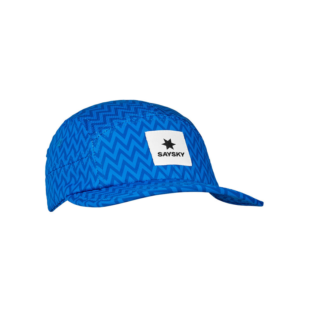 Saysky Combat Cap i blå med zigzag mønster