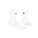Saysky Combat High Socks i hvid med sort logo