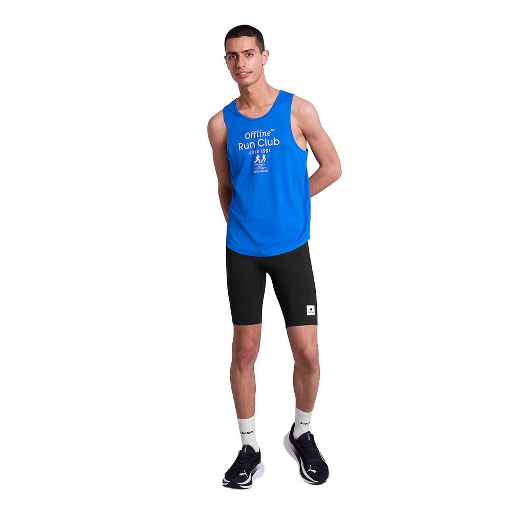 Blå Saysky Statement Combat Pro Singlet til mænd