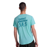 Saysky Statement Flow T-shirt med grafik på ryggen