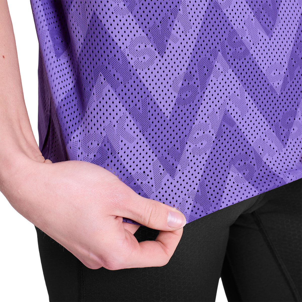 Saysky Zig Zag Flow Air singlet til damer i lilla mesh