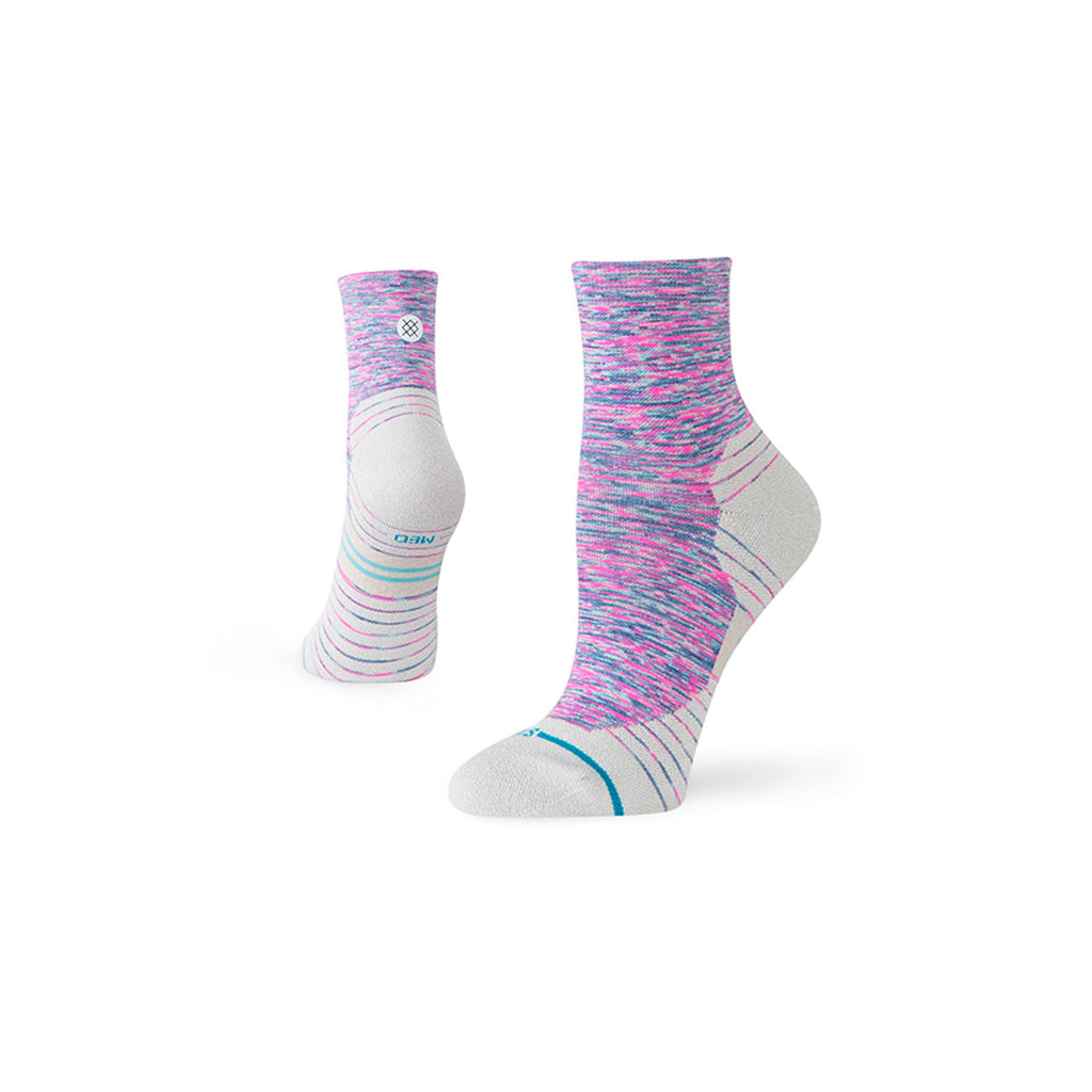 Stance Marshy Light Quarter strømper med farverigt mønster