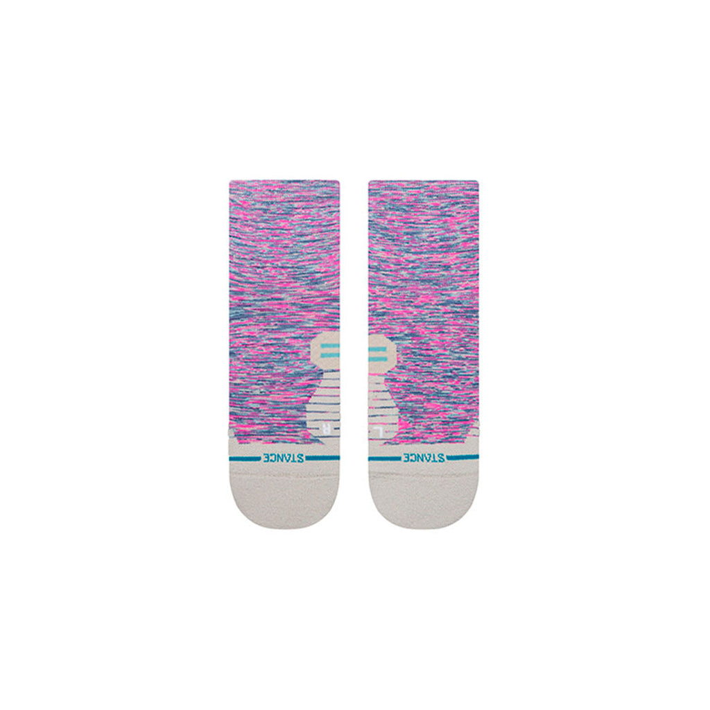 Stance Marshy Light Quarter strømper med farverigt mønster