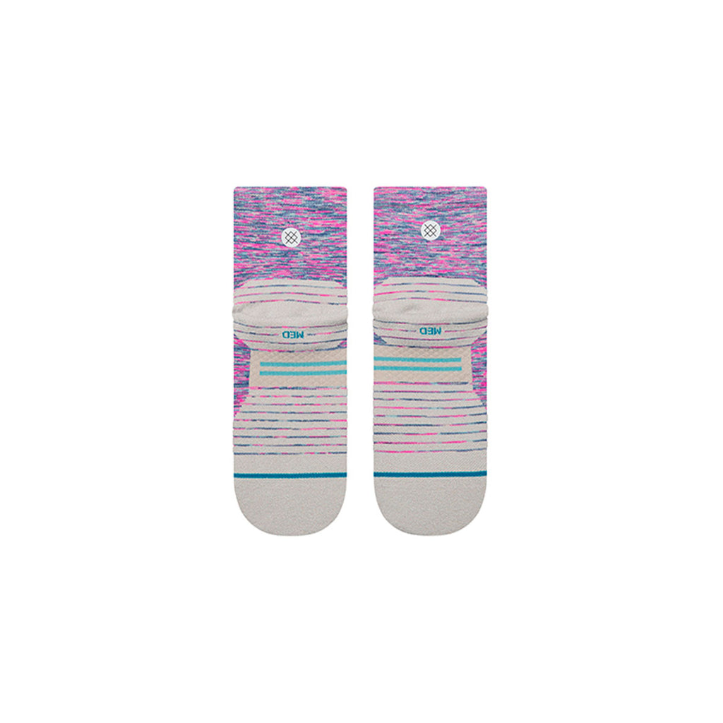 Stance Marshy Light Quarter strømper med farverigt mønster