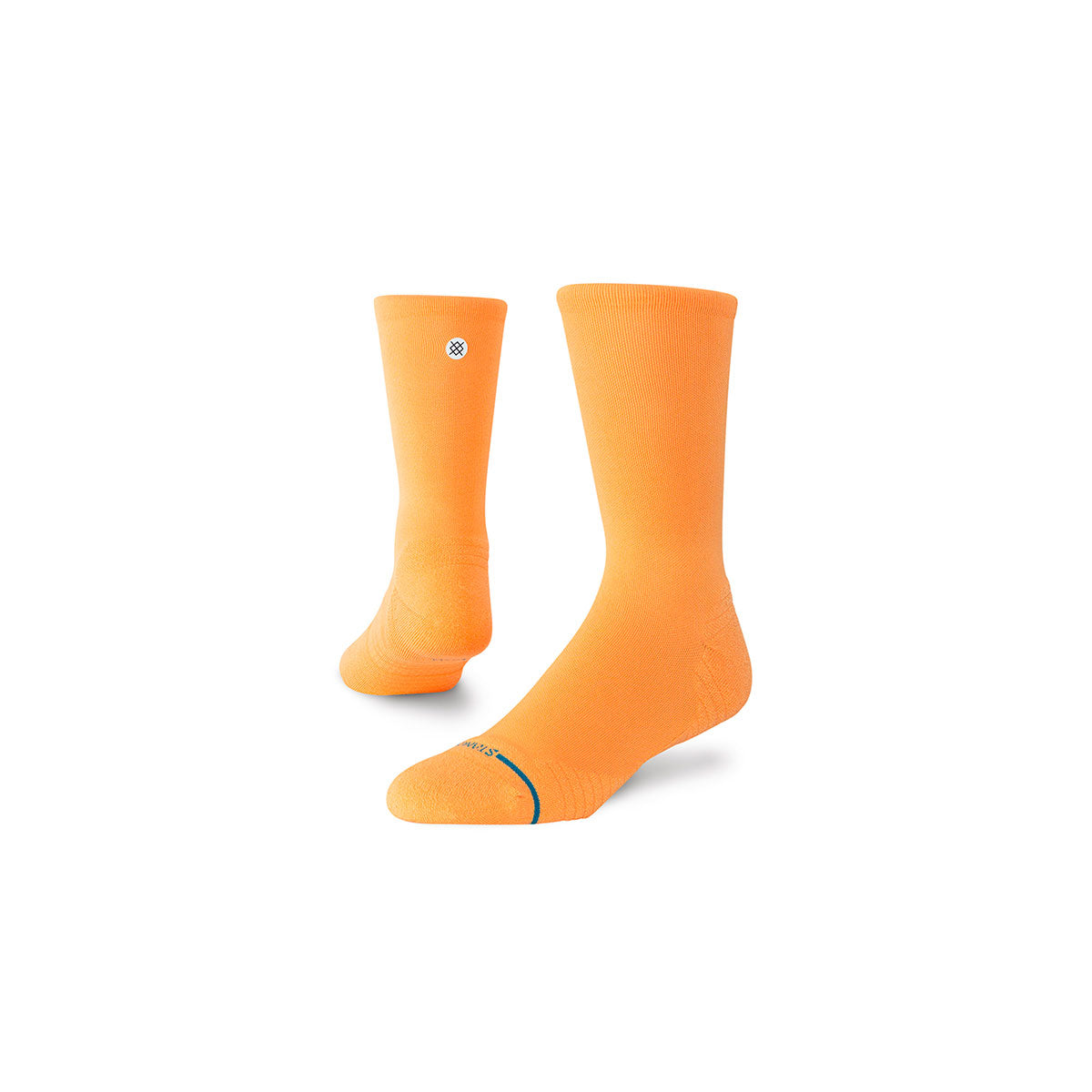 Lys orange Stance Run Light Crew strømper til løb