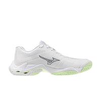 Mizuno Wave Lightning Elite Dame indendørssko i hvid og grøn
