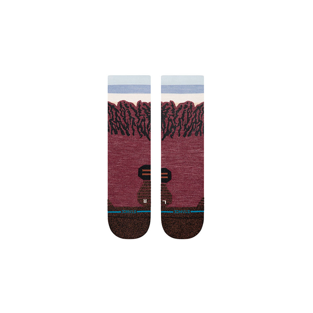 Stance The Ridge Light Wool Crew
