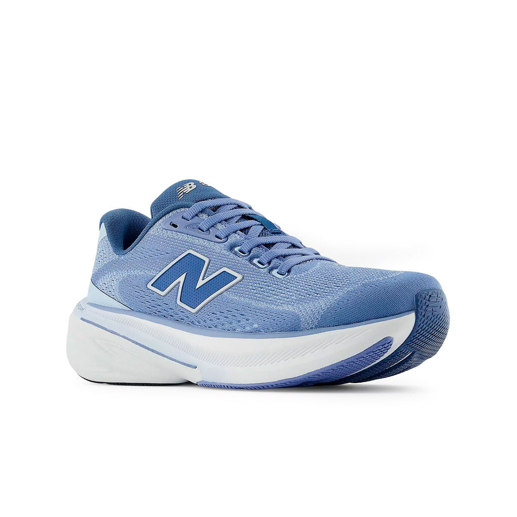 New Balance 860 v15 Dame løbesko i blå tekstil med snørebånd