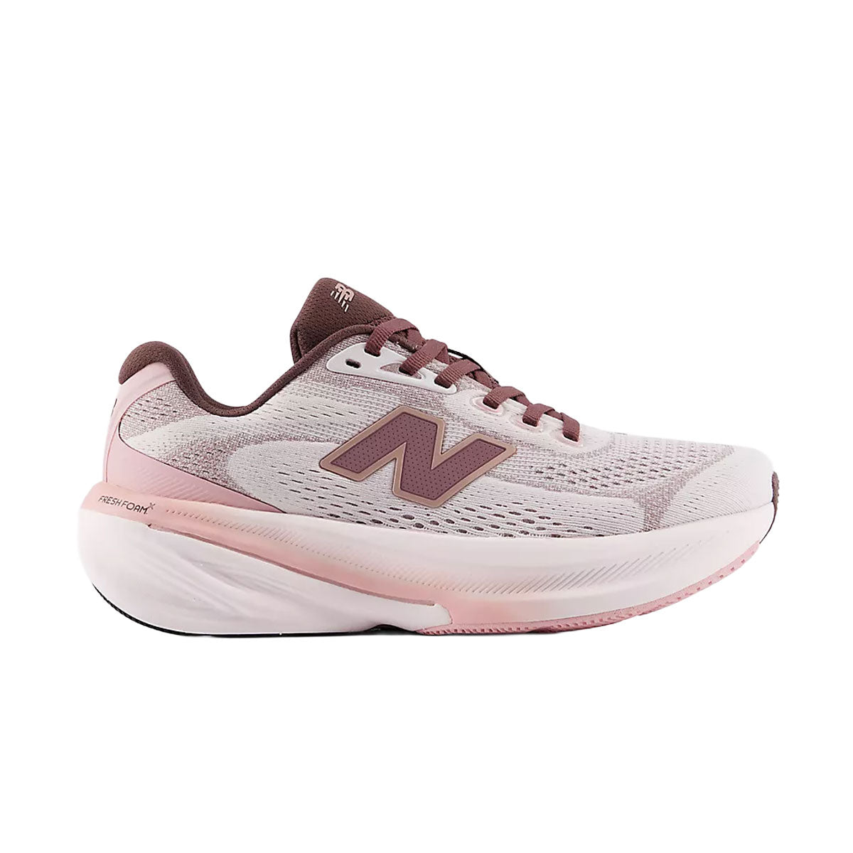 New Balance 860 v15 Dame løbesko i hvid og lilla, med snørebånd