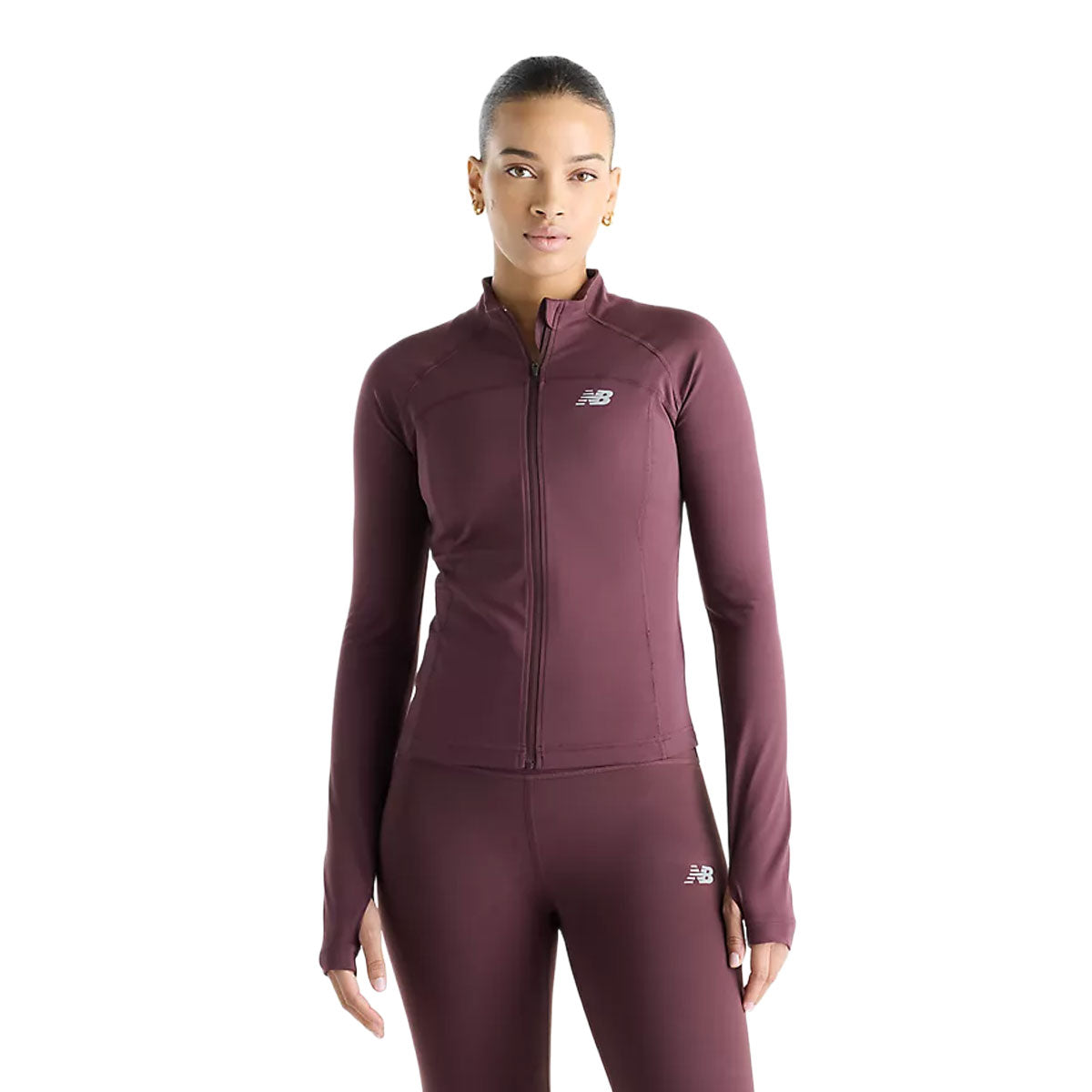 New Balance Harmony Fitted Full Zip Dame