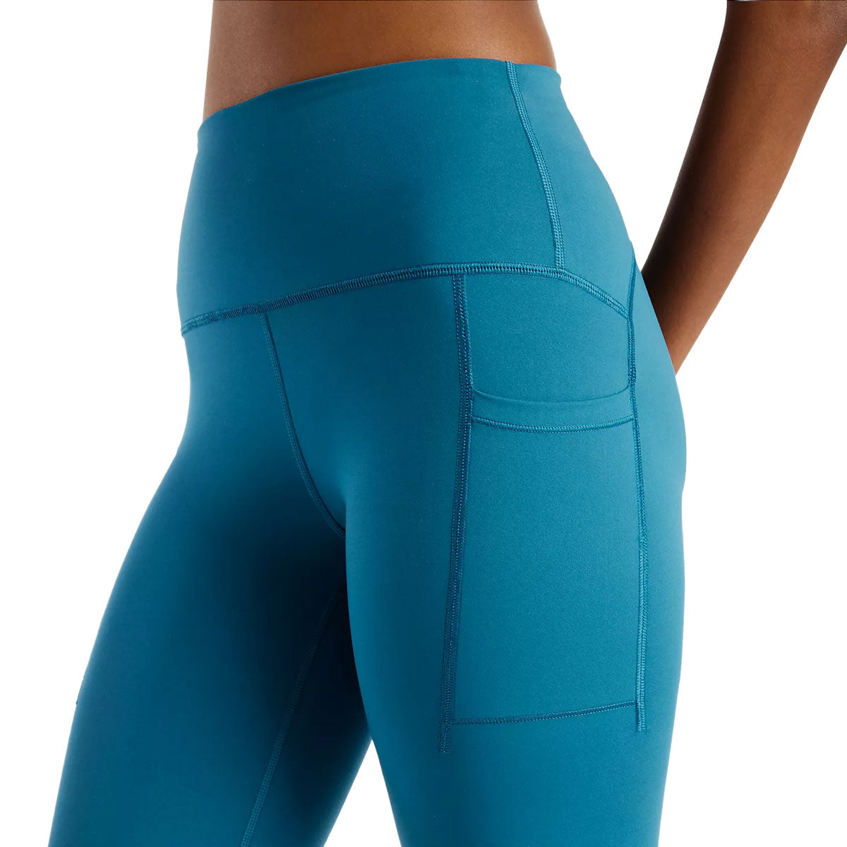 New Balance Sleek Pocket High Rise Legging 27 inch Dame