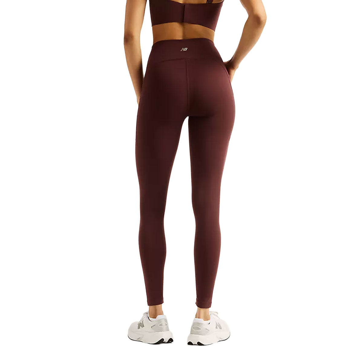 New Balance Sleek Pocket High Rise Legging 27 inch Dame