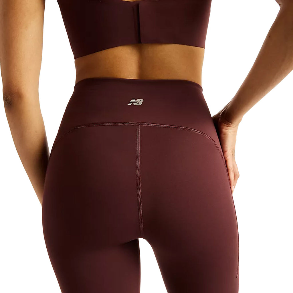 New Balance Sleek Pocket High Rise Legging 27 inch Dame