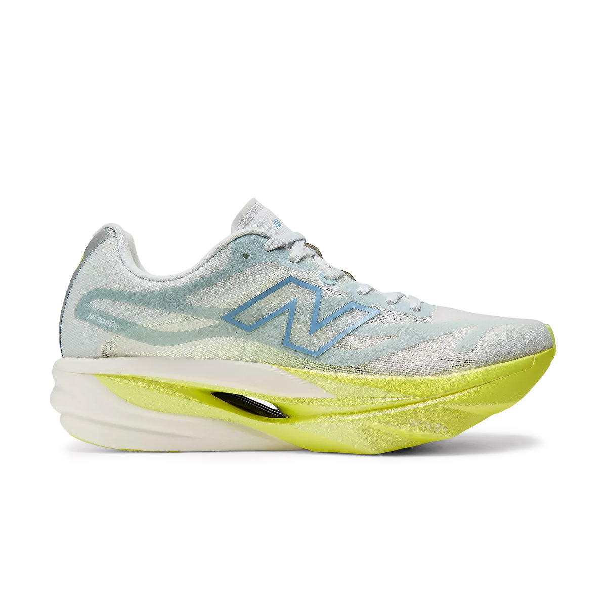 New Balance FuelCell SuperComp Elite V6 Dame løbesko i lysegrå og grøn