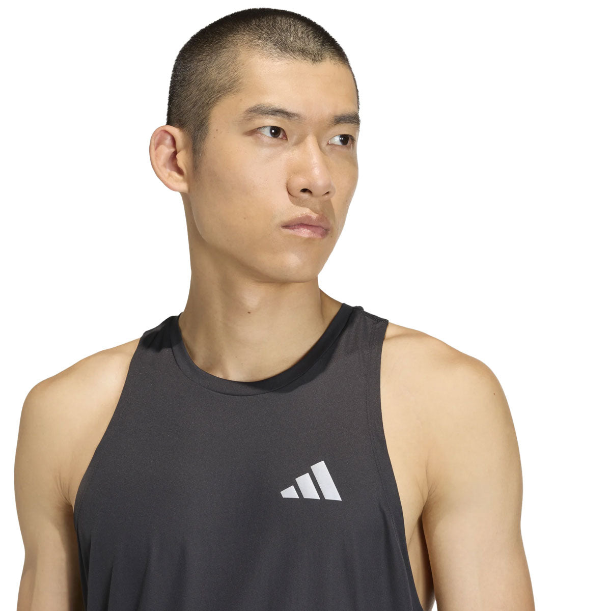 Sort Adidas adi365 Breeze singlet til mænd med logo