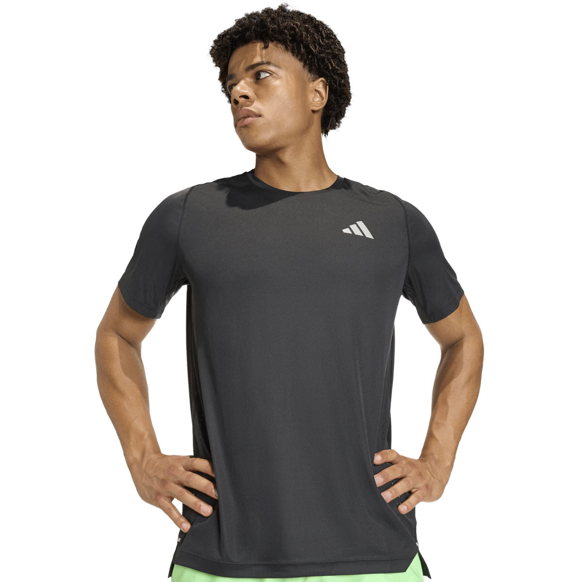 Sort Adidas Adi365 Breeze T-shirt til herrer med kortærmer