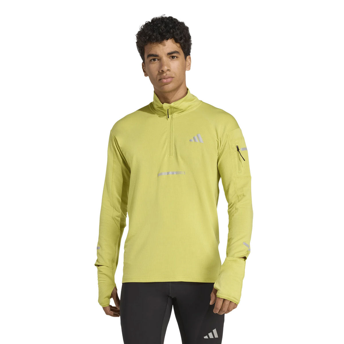 Adidas Adi365 Climawarm+ herre trøje i lys grøn med lynlås