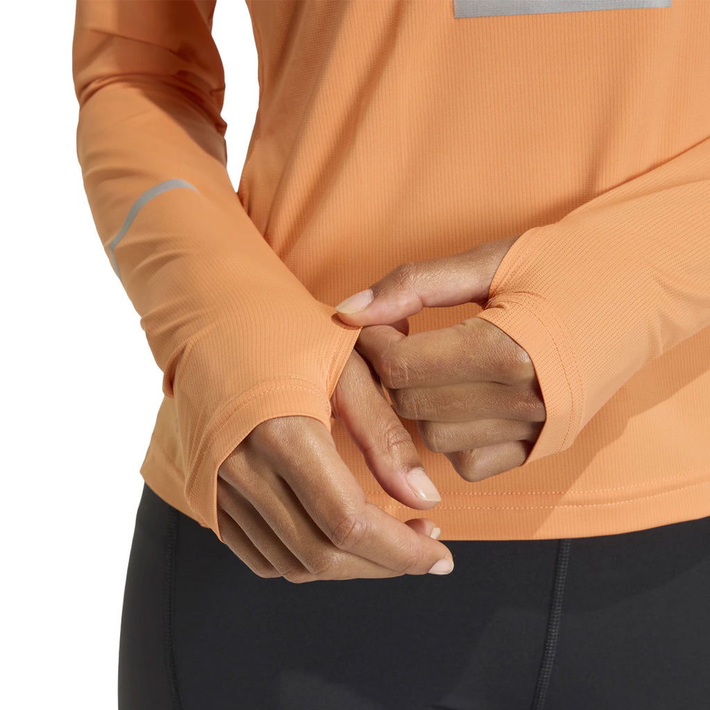 Adidas Adi365 LS Dame trøje i orange med lange ærmer