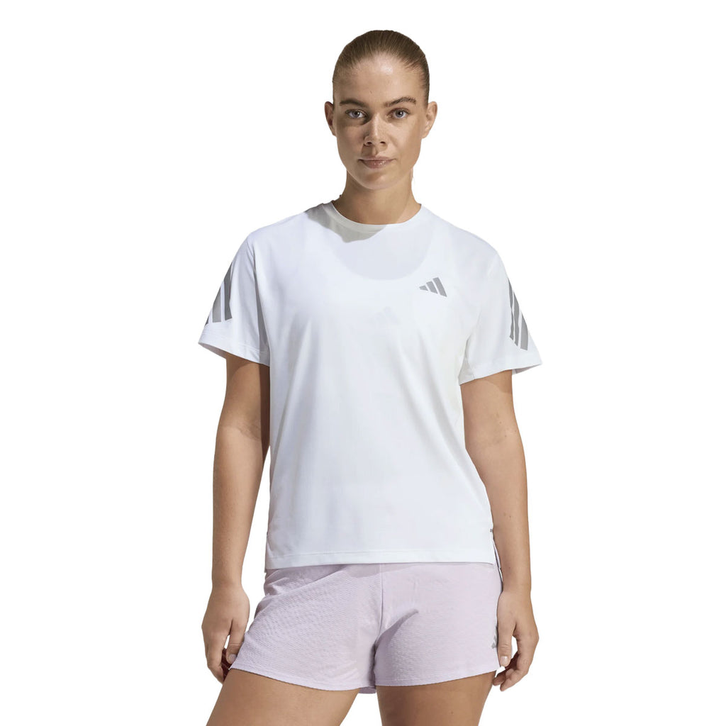 Hvid Adidas Adi365 T-shirt til damer med korte ærmer