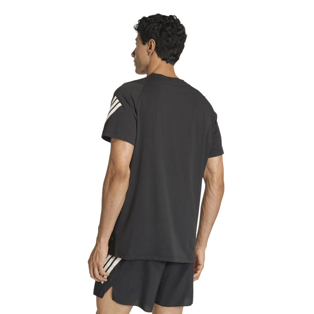 Sort Adidas Adi365 T-shirt til mænd set bagfra