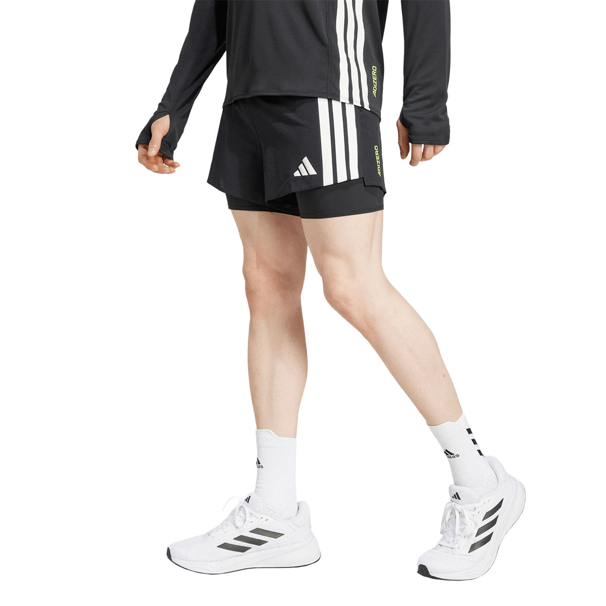Adidas ADIZERO 2i1 Shorts Herre