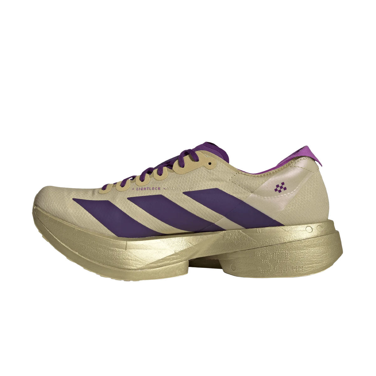 Adidas Adizero Adios Pro 4 Herre løbesko i guld og lilla