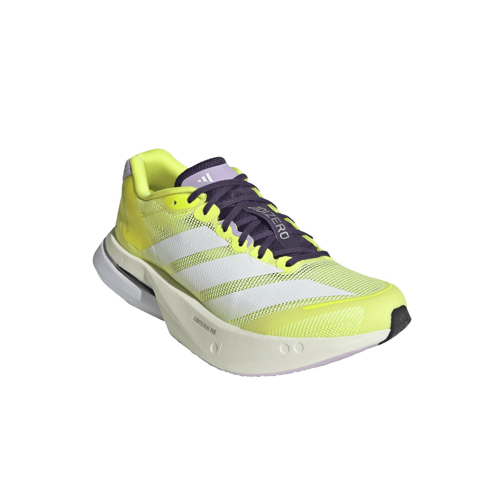 Adidas Adizero Boston 13 Dame løbesko i gul og lilla