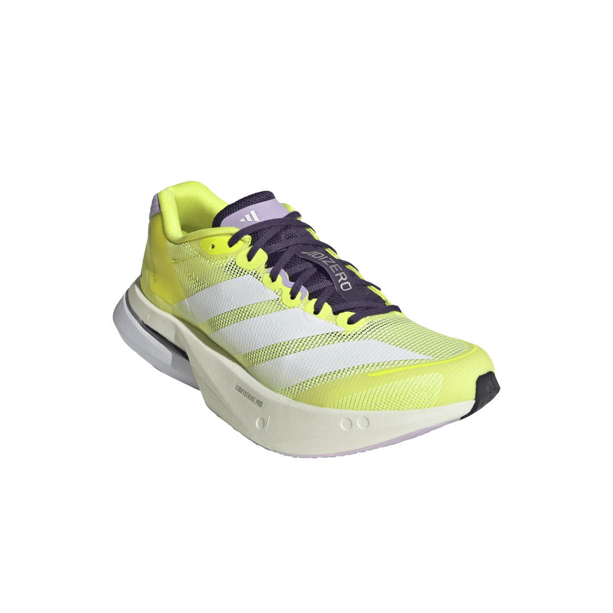 Adidas Adizero Boston 13 Dame løbesko i gul og lilla