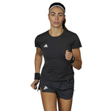 Adidas Adizero E Tee Dame i sort til løb