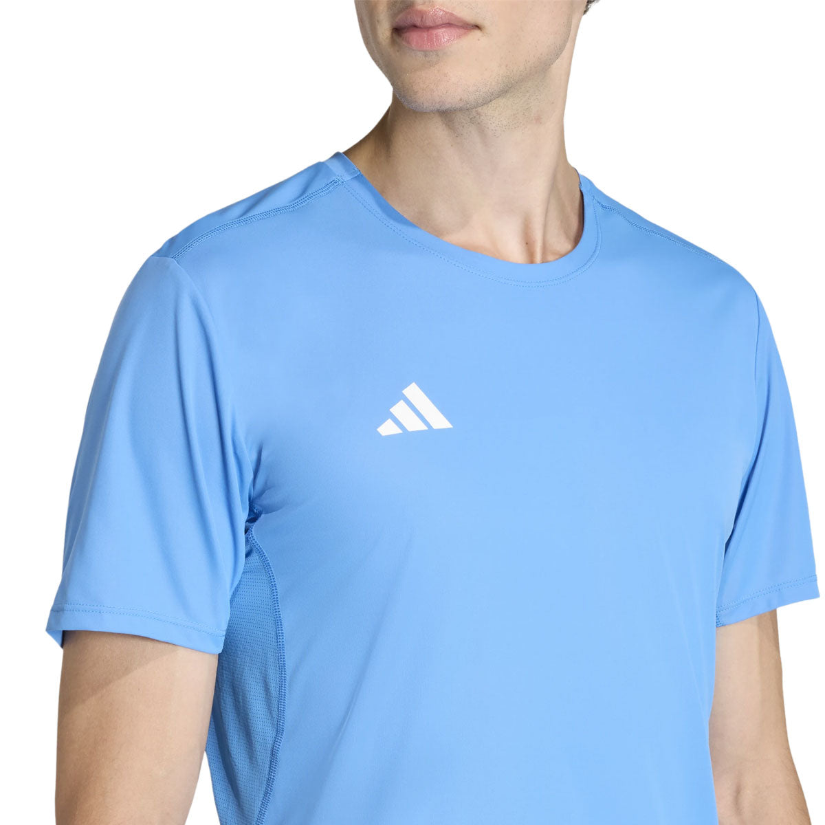 Adidas Adizero E Tee Herre i lys blå med kortærmer