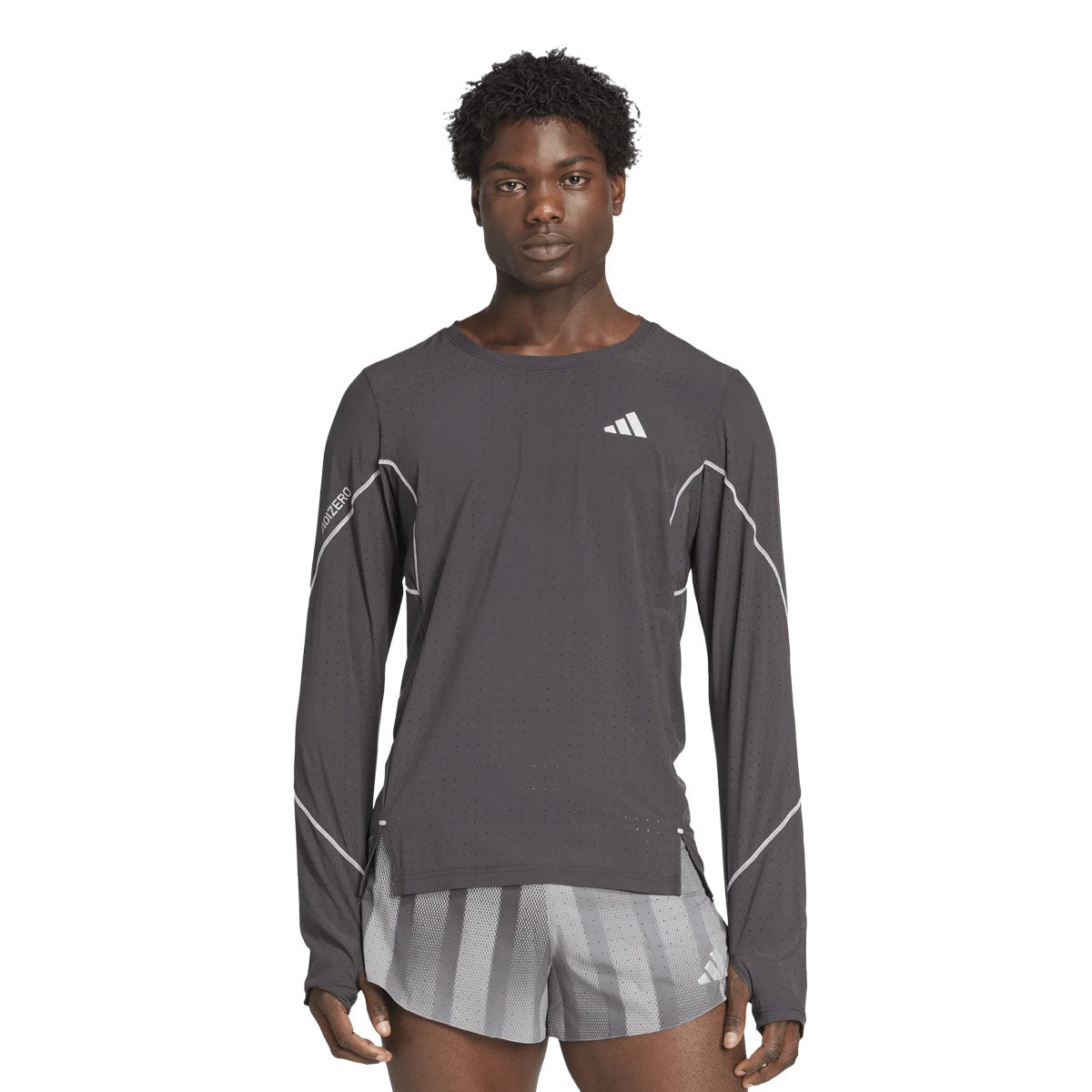 Adidas Adizero P longsleeve trøje til mænd i grå