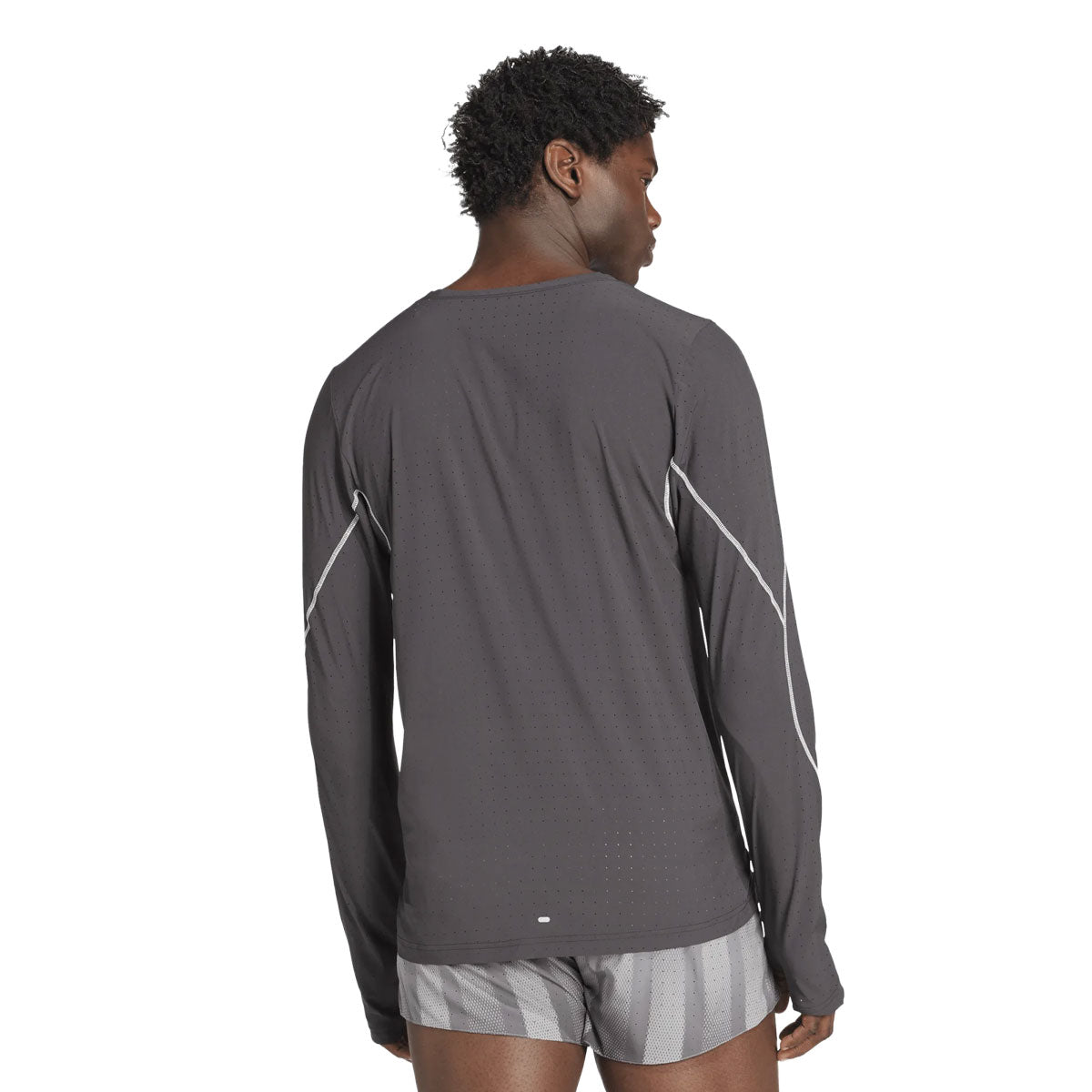 Adidas Adizero P longsleeve trøje til mænd i grå farve