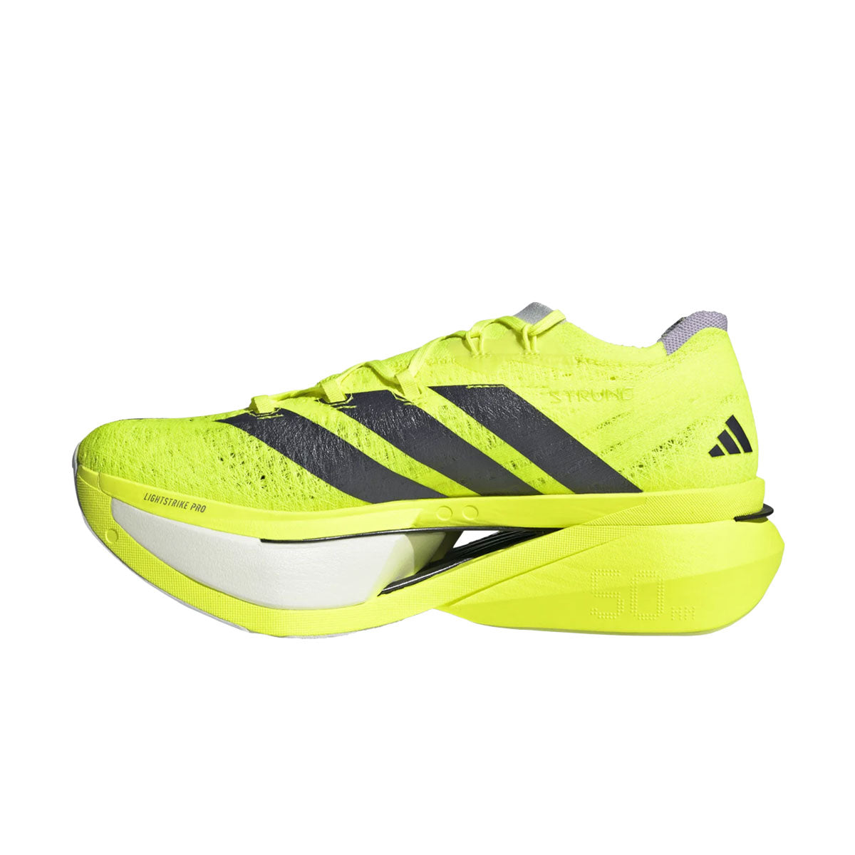 Adidas Adizero Prime X3 Strung løbesko i gul med sorte detaljer