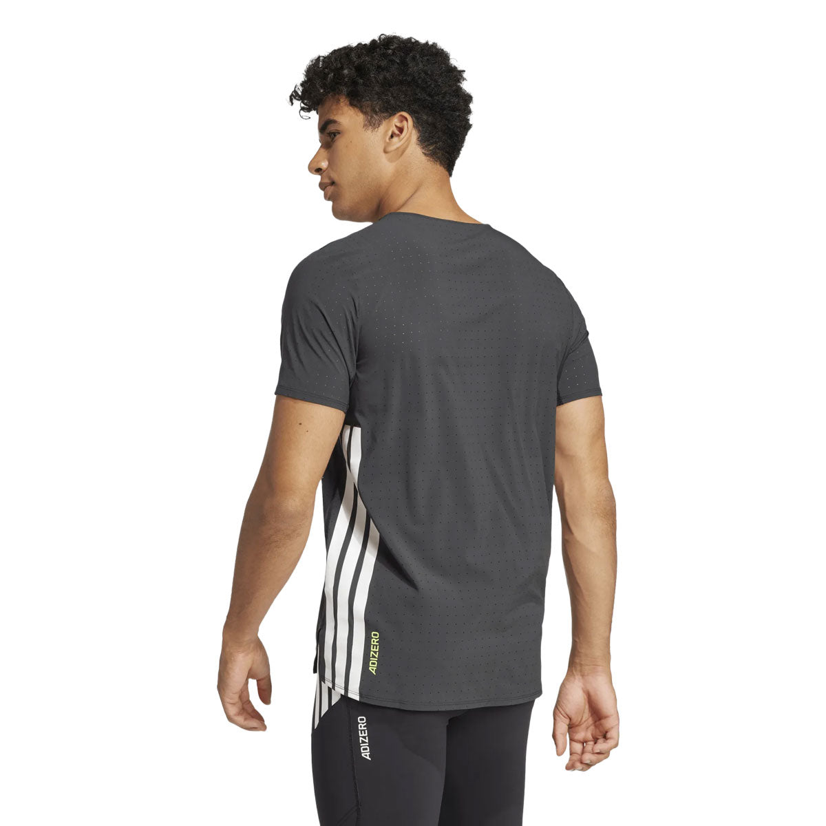 Adidas ADIZERO T-shirt til mænd med striber på siden