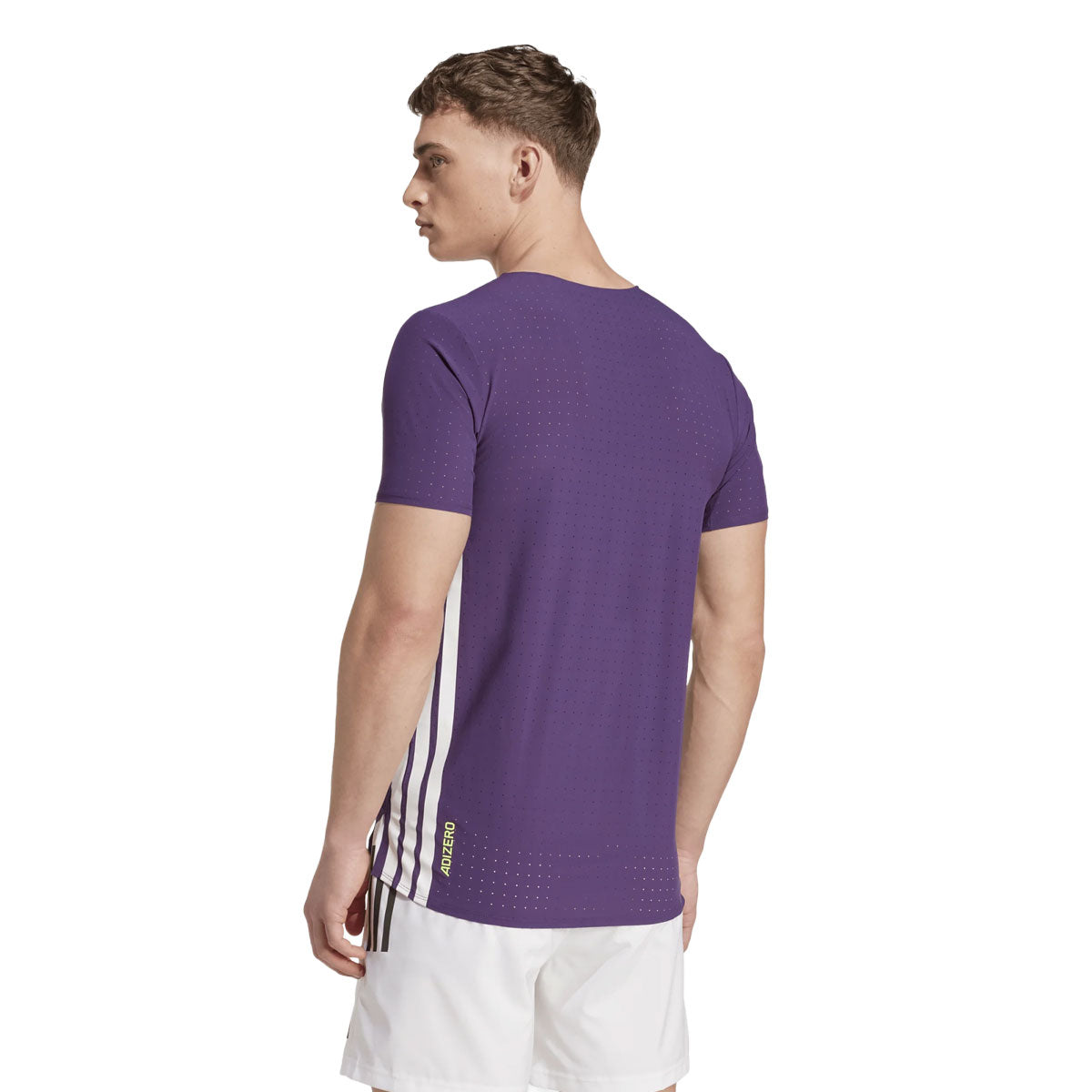 Adidas Adizero Tee Herre i lilla med korte ærmer