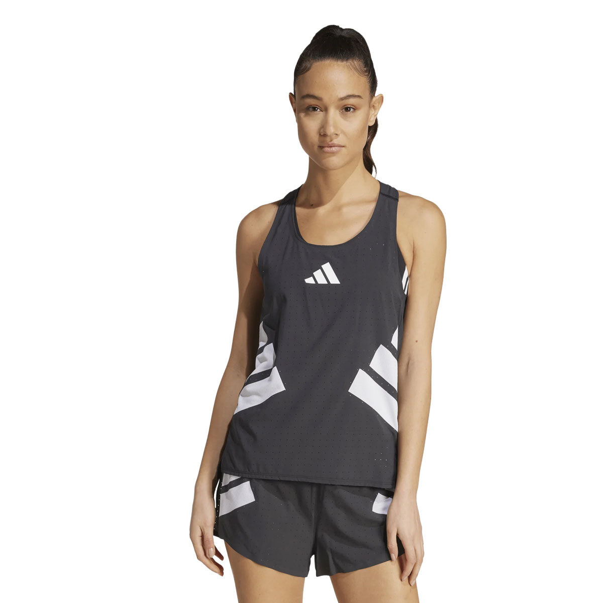 Adidas RTR Tank Dame i sort med hvide detaljer