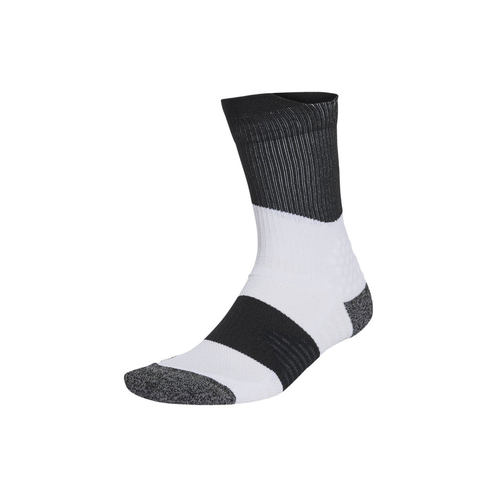 Adidas Run x Boost sok i sort og hvid med strækdesign