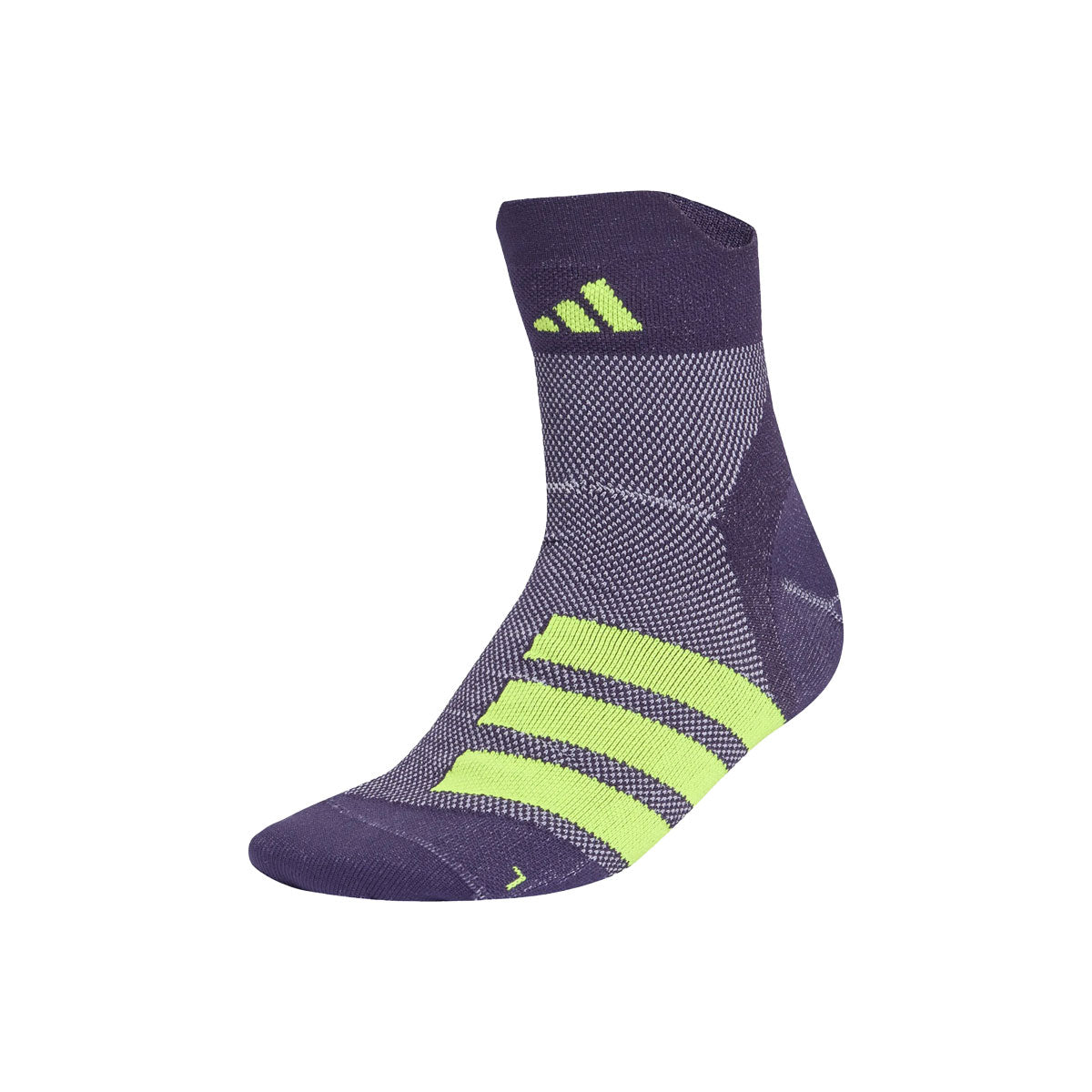Adidas RUNxAdizero strømper i lilla og grøn farve