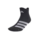 Sort Adidas RunxAdizero strømpe med hvidt logo og striber