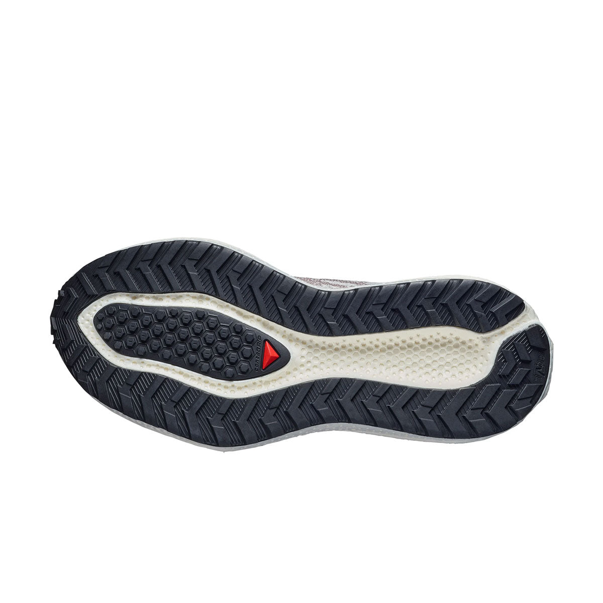 Sål af Aero Glide 4 GRVL løbesko i farverne Vanilla/Black/Iron Dame