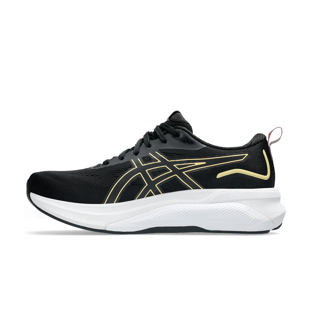 Asics Gel-Fortitude Dame løbesko i sort med guld detaljer