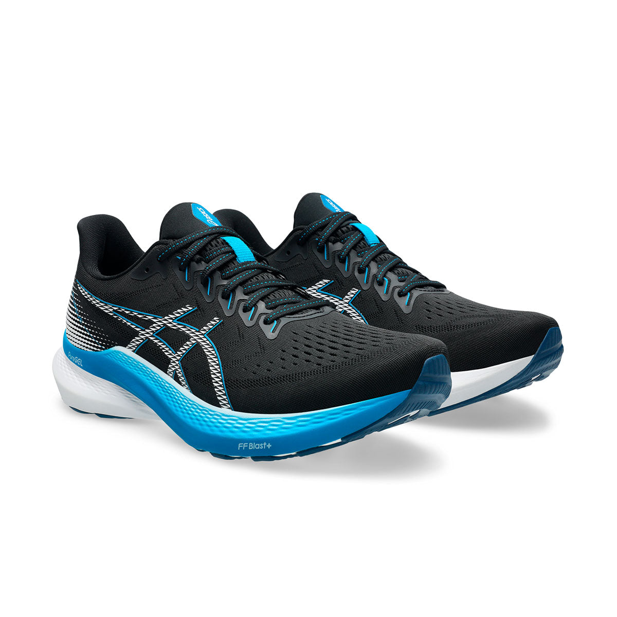 Asics Gel-Pursue 10 herre løbesko i sort og blå
