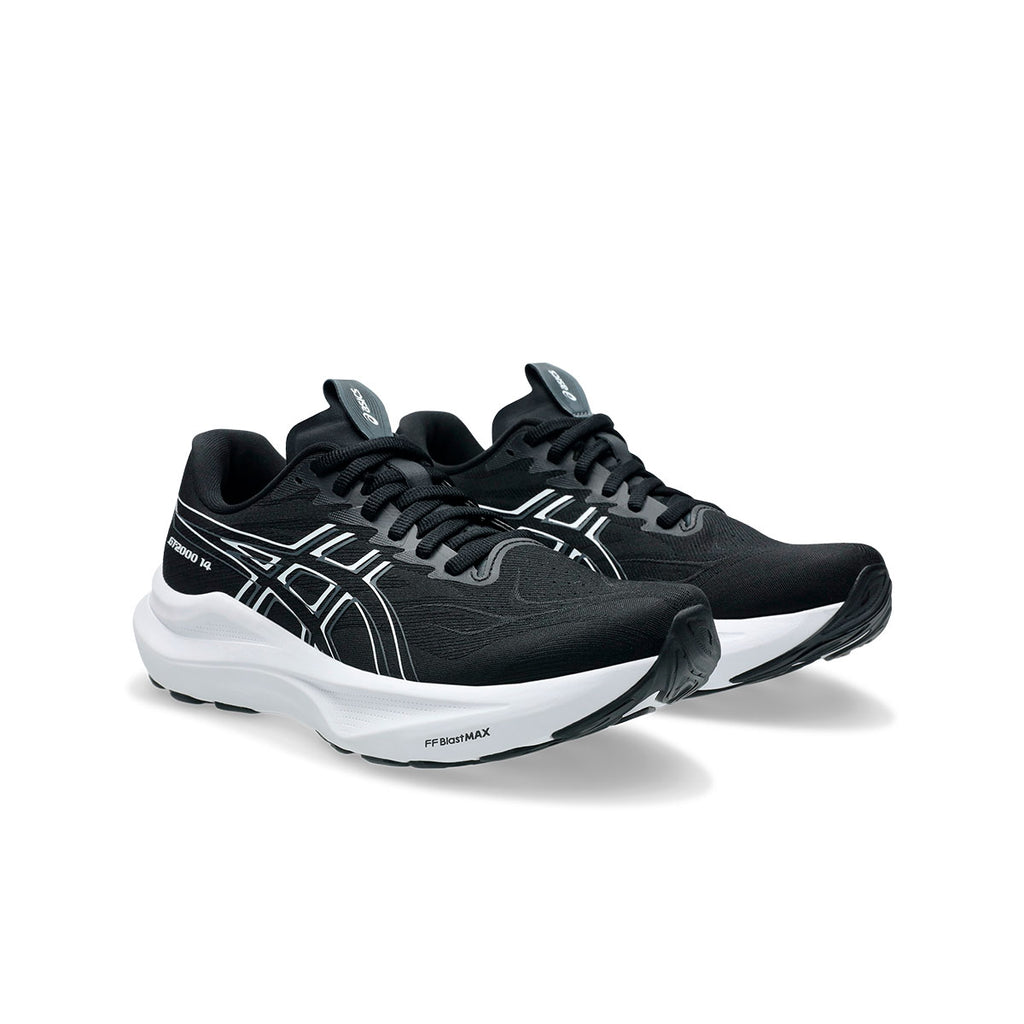 Asics GT-2000 14 Dame løbesko i sort med hvide detaljer