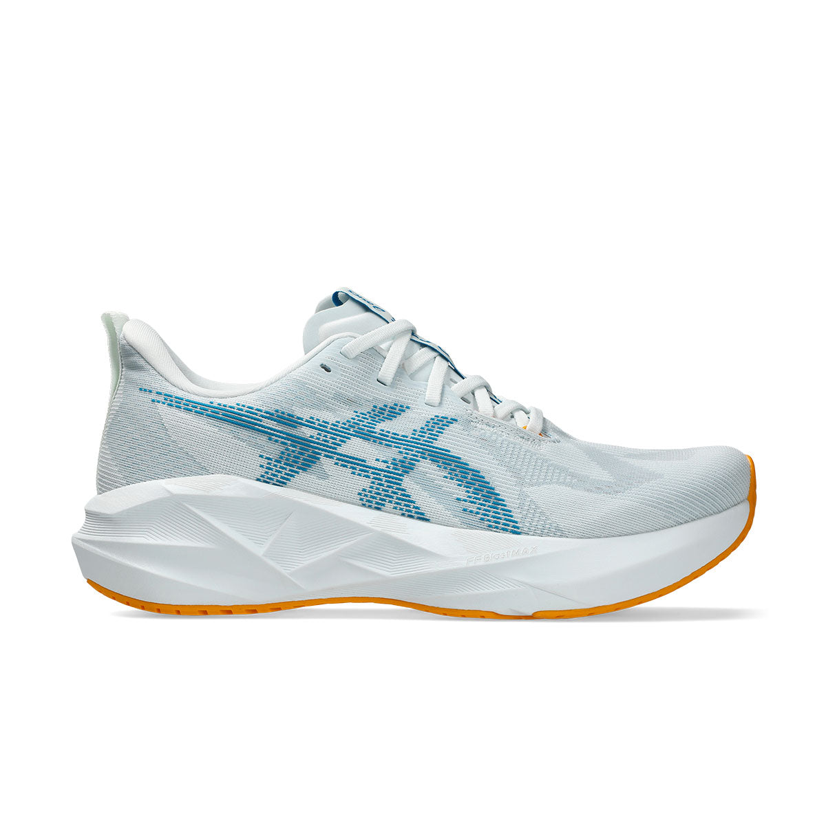 Asics Novablast 5 Herre løbesko i hvid og blå farve