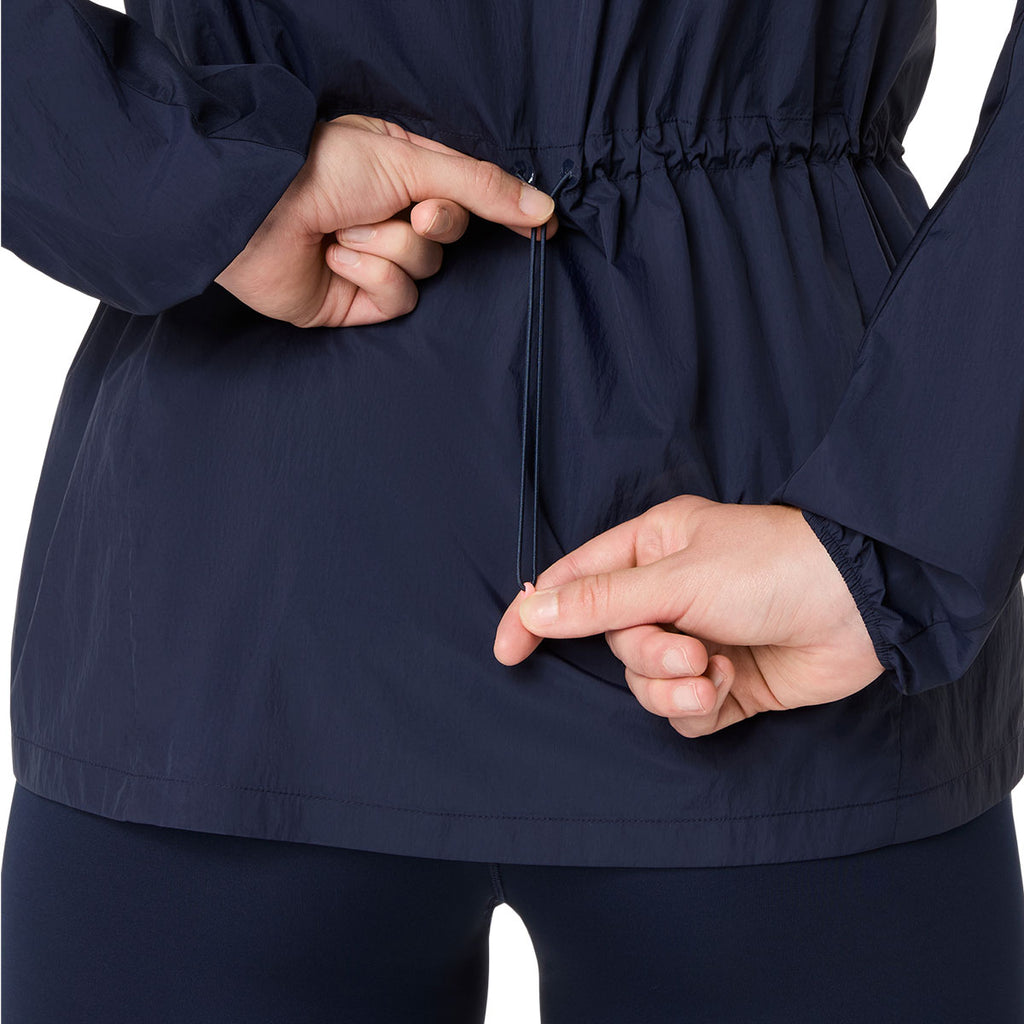 Asics Road Packable Jacket Dame med justerbar taljeelastik
